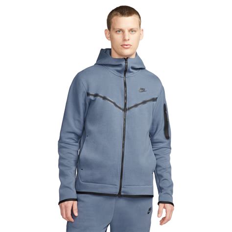 nike tech fleece blauw wit|Nike tech fleece jacket.